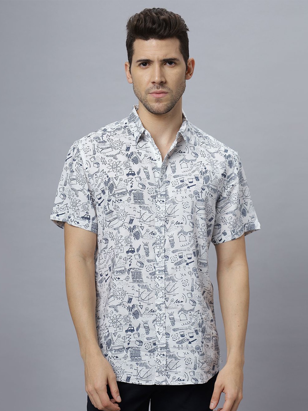 

NEON CHILLIE Men Floral Opaque Printed Casual Shirt, Multi