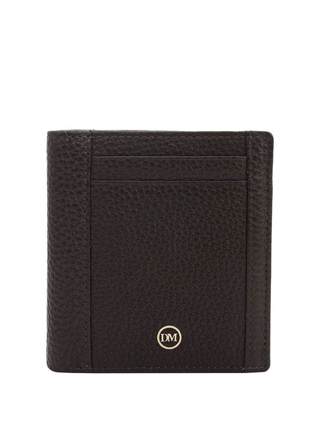 

Da Milano Men Leather Two Fold Wallet, Brown