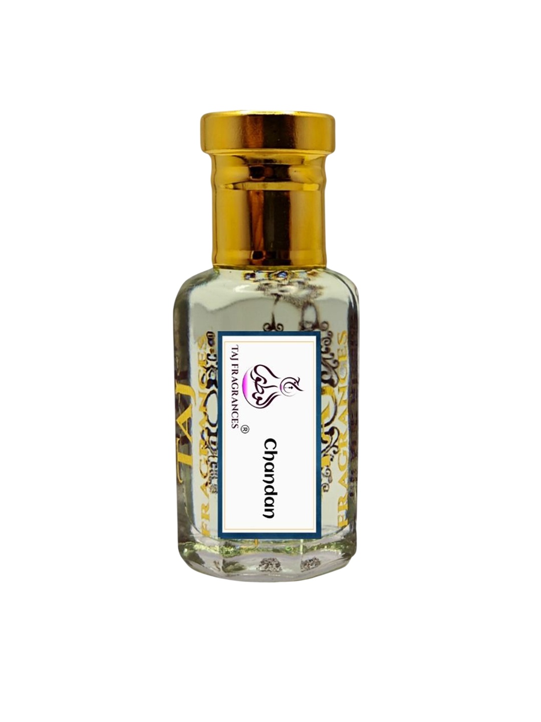 

Taj Fragrances Chandan Long Lasting Alcohol-Free Attar - 6 ml, Gold