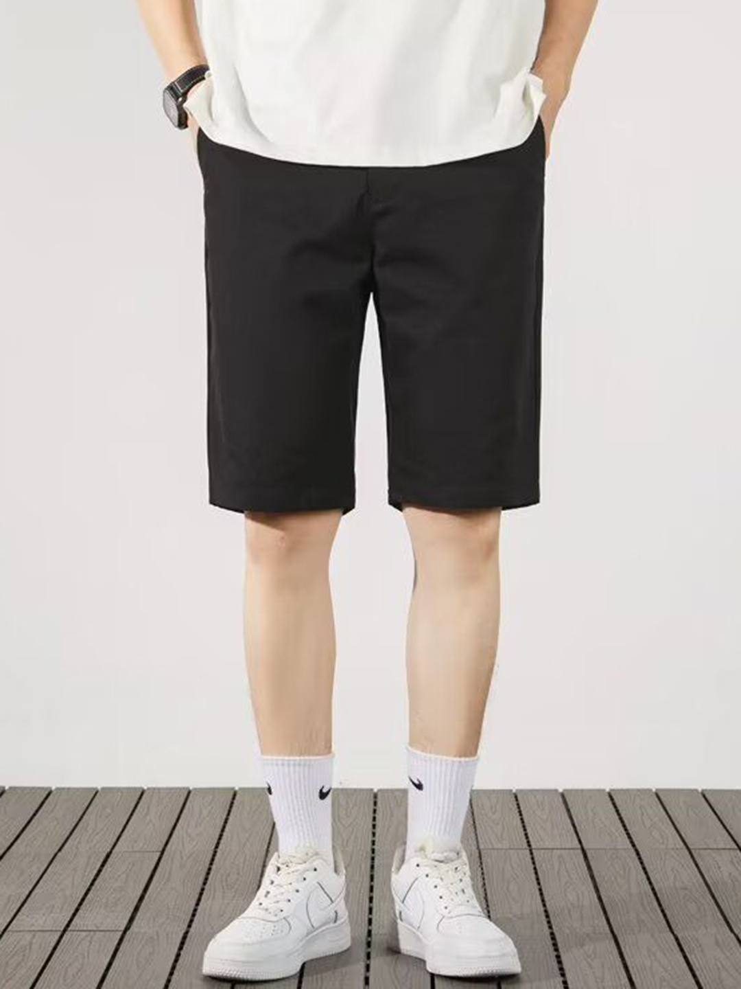 

StyleCast x Revolte Men Shorts, Black
