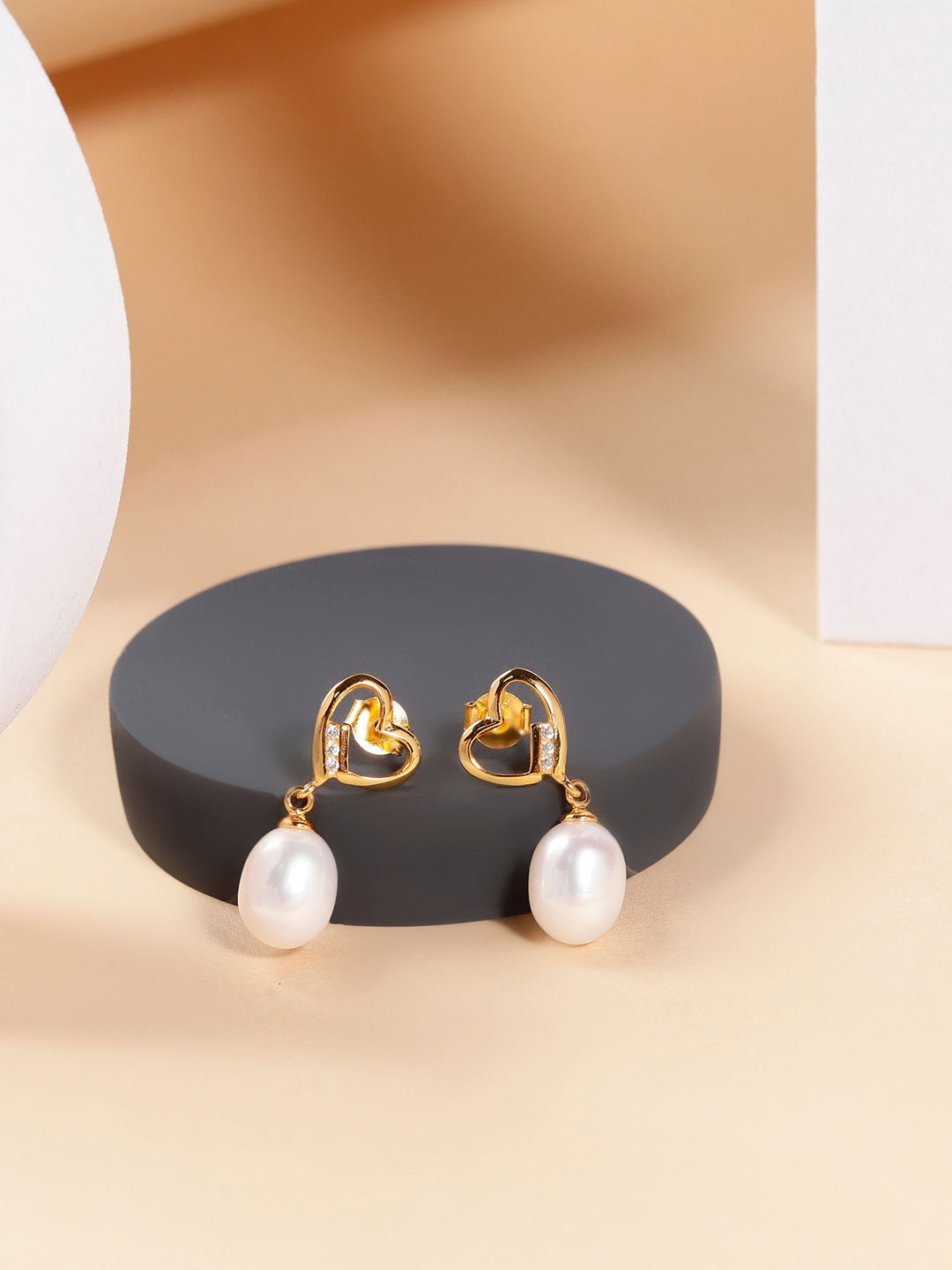 

DIAVO Contemporary Drop Earrings, Gold
