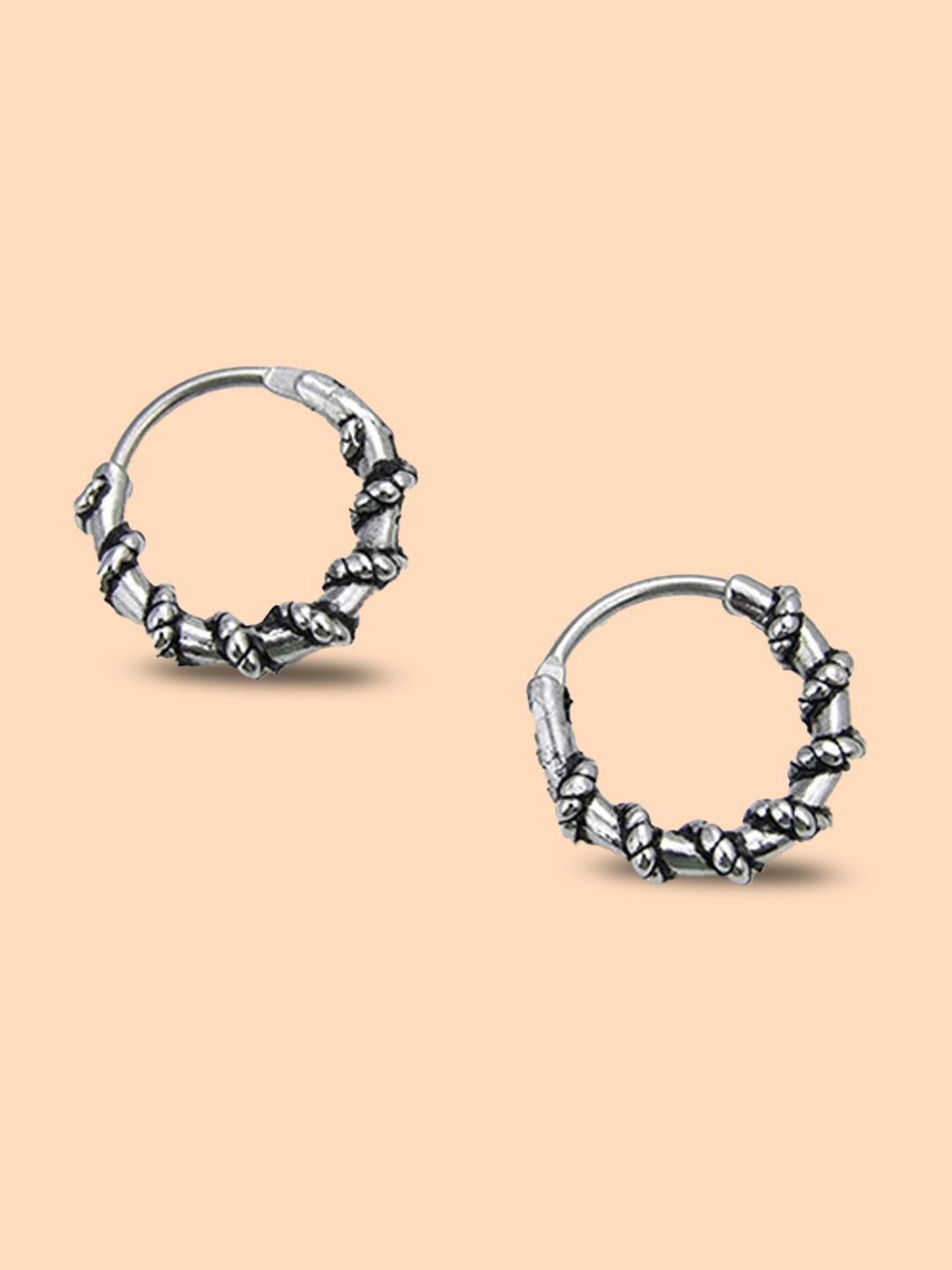 

Krelin Classic Hoop Earrings, Silver