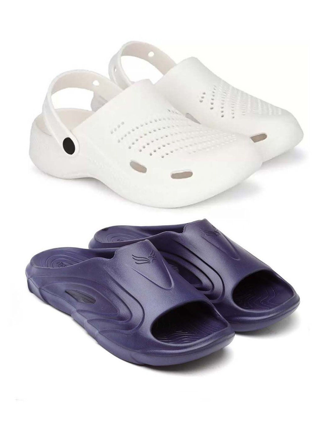 

BERSACHE Men Slip-On, White