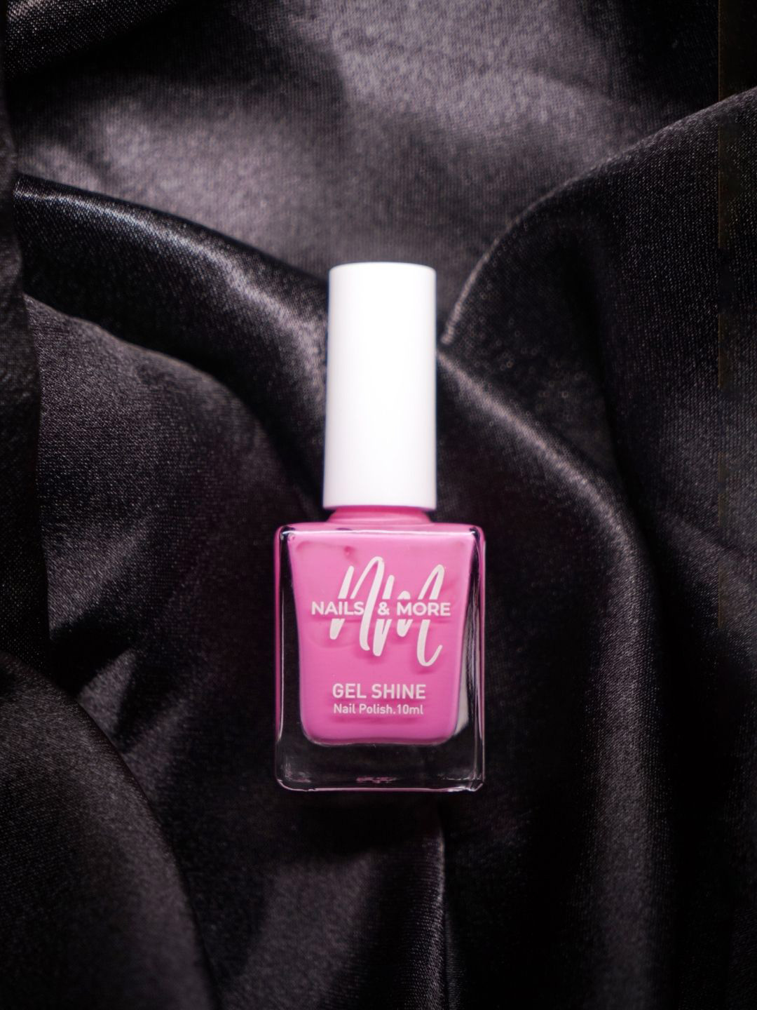 

nails & more Gel Shine Argan Oil Glossy Long-Wearing Nail Polish - 10ml Bright Pink 21