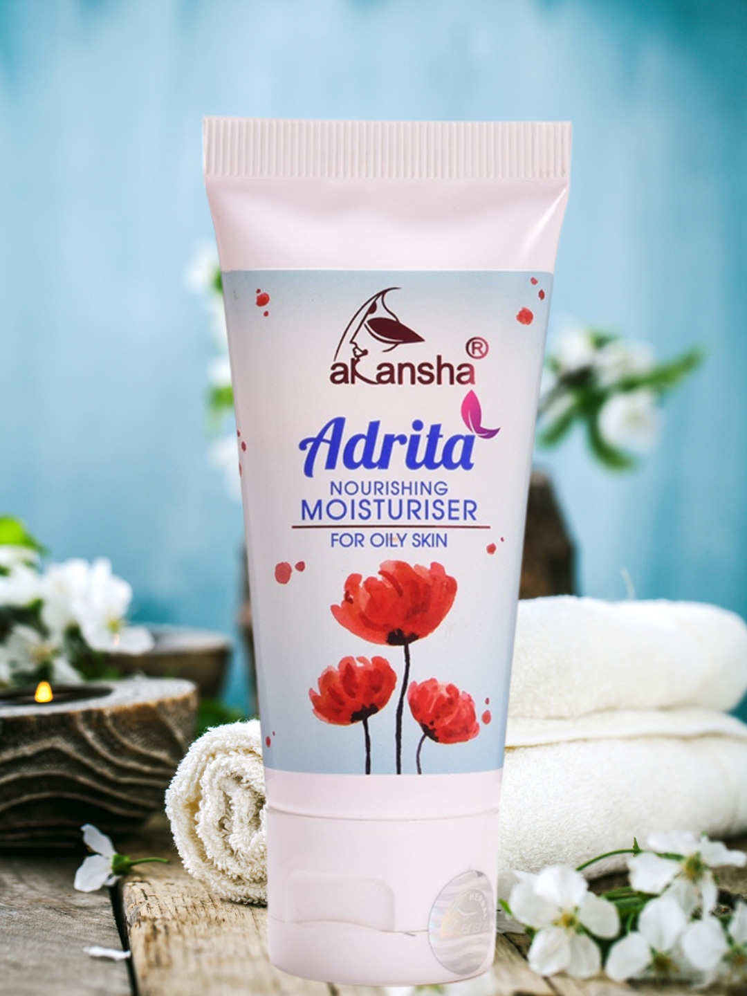 

AKANSHA HAIR & SKIN CARE HERBAL UNIT PVT LTD Adrita Nourishing Moisturiser - 50 ml, Pink