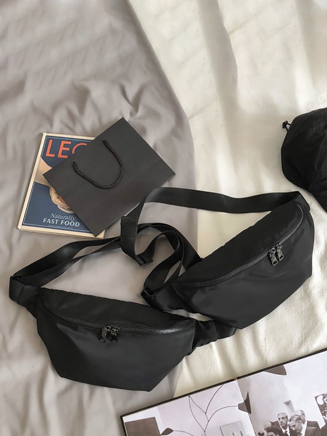 

StyleCast x Revolte Sling Bag, Black