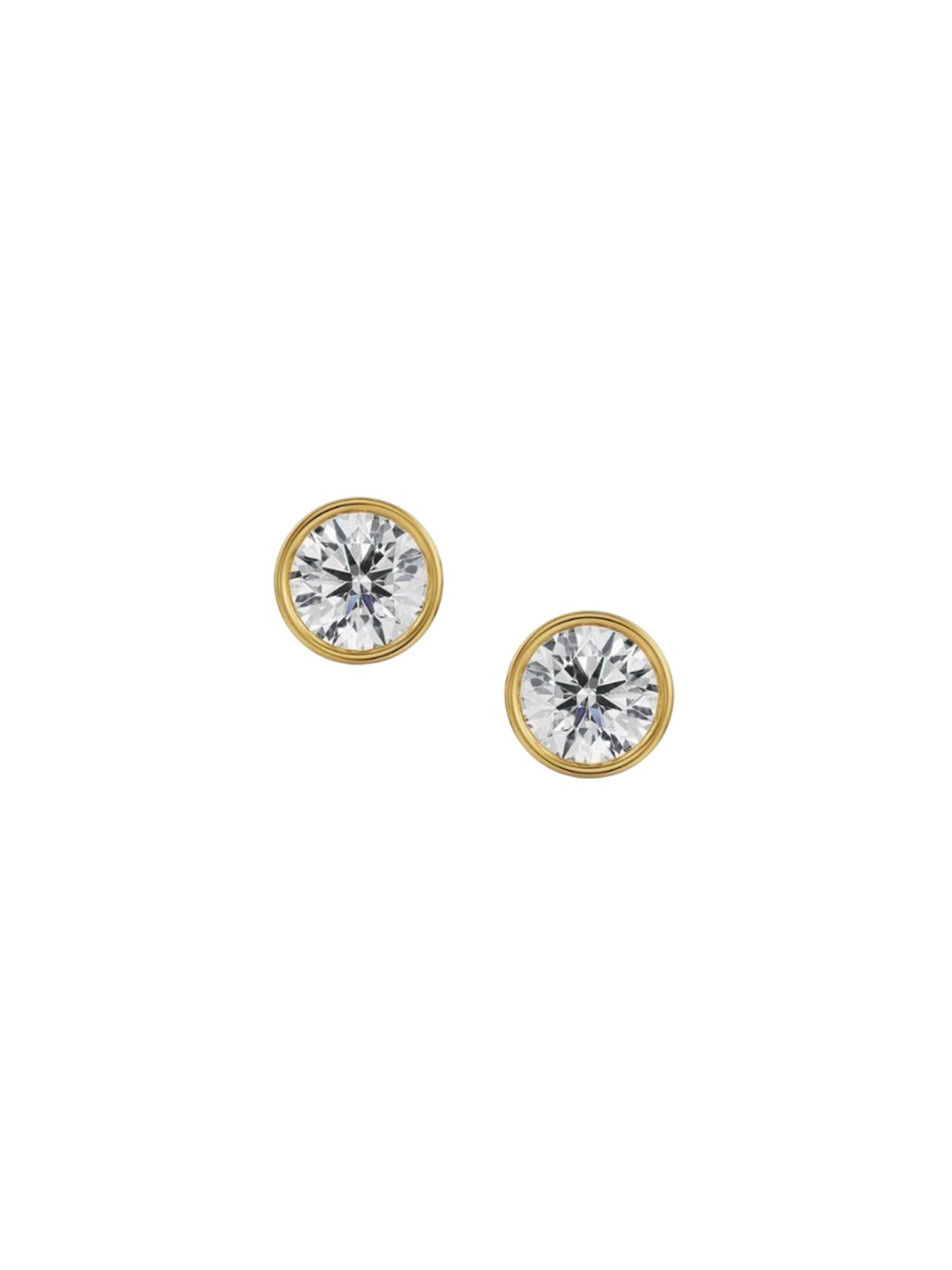

Emori0.5 CT Classic Bezel Solitaire Studs, Yellow