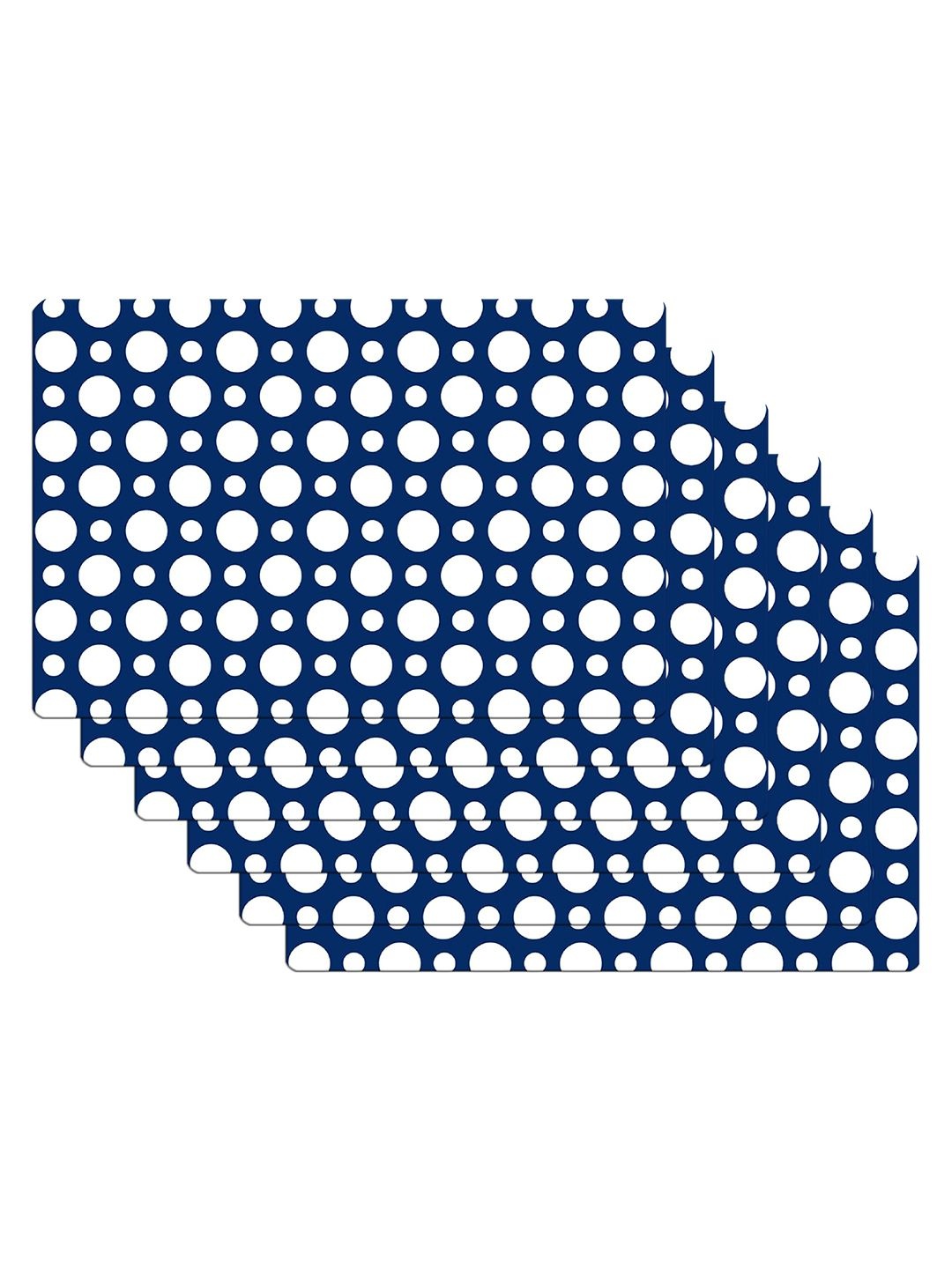 

Kuber Industries 6-Pcs White & Black Printed Fridge Mat