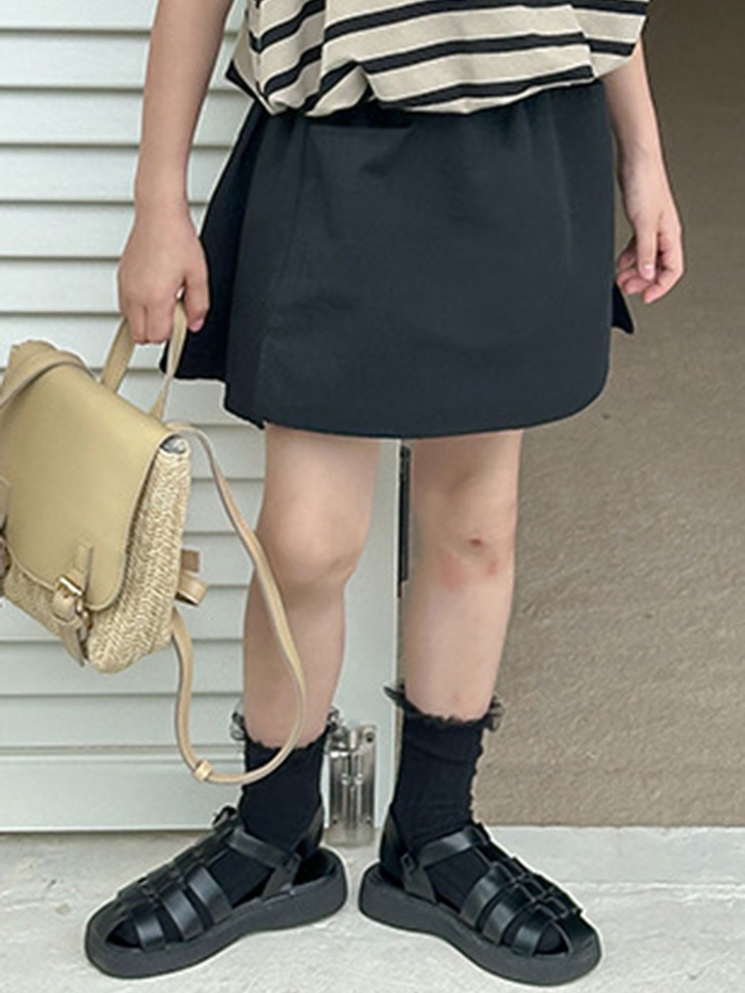 

LULU & SKY Girls A-Line Mini Skirts, Black