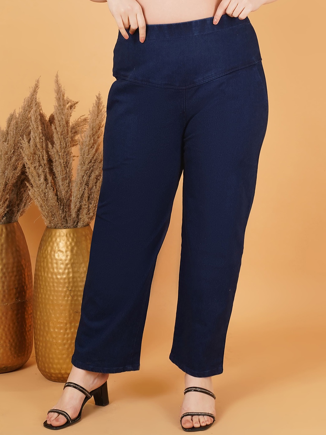 

Indietoga Women Smart Stretchable Jeans, Blue