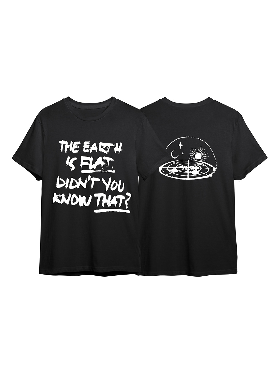 

The Korhean Store Men Printed T-shirt, Black