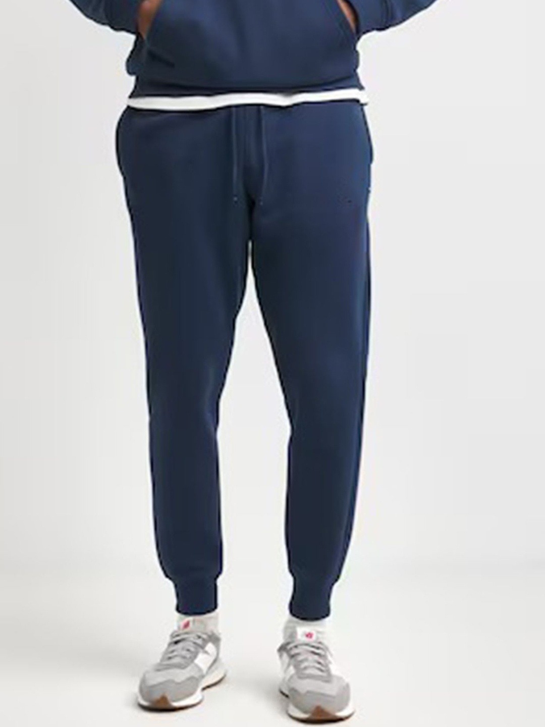 

Moda Rapido Men Pack Of 2 Cotton Mid Rise Joggers, Navy blue
