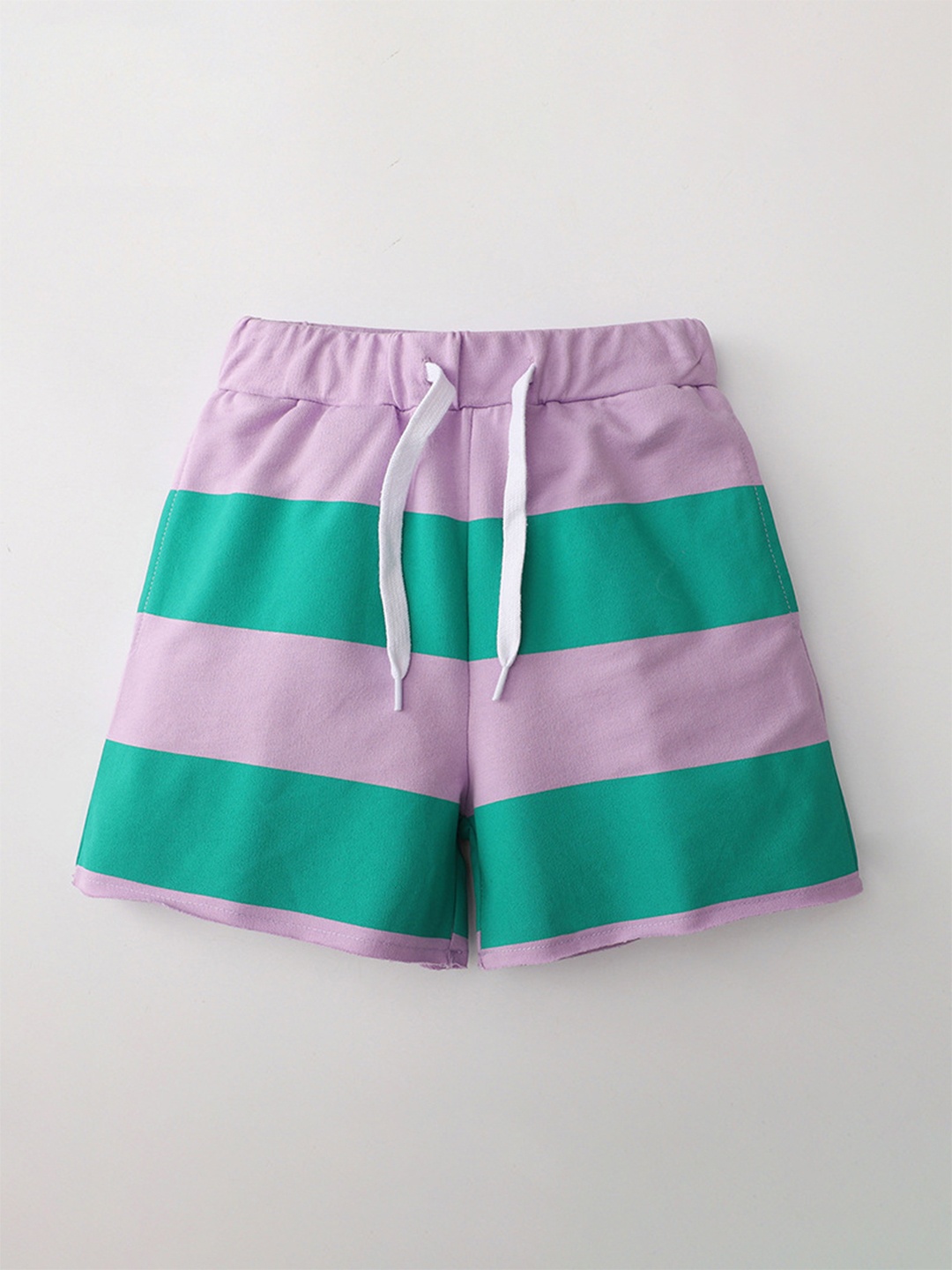 

YK Boys Striped Technology Shorts, Violet