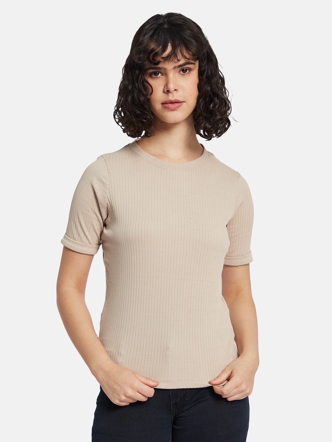 

METTLE Women T-shirt, Brown