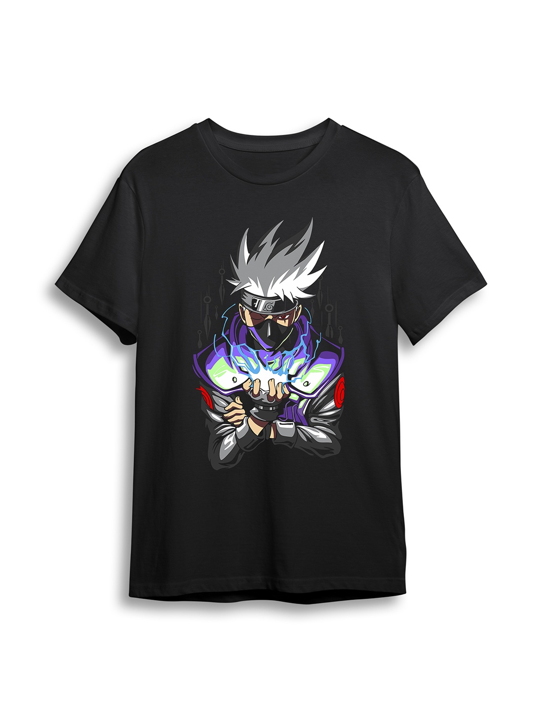 

The Korhean Store Men Printed T-shirt, Black