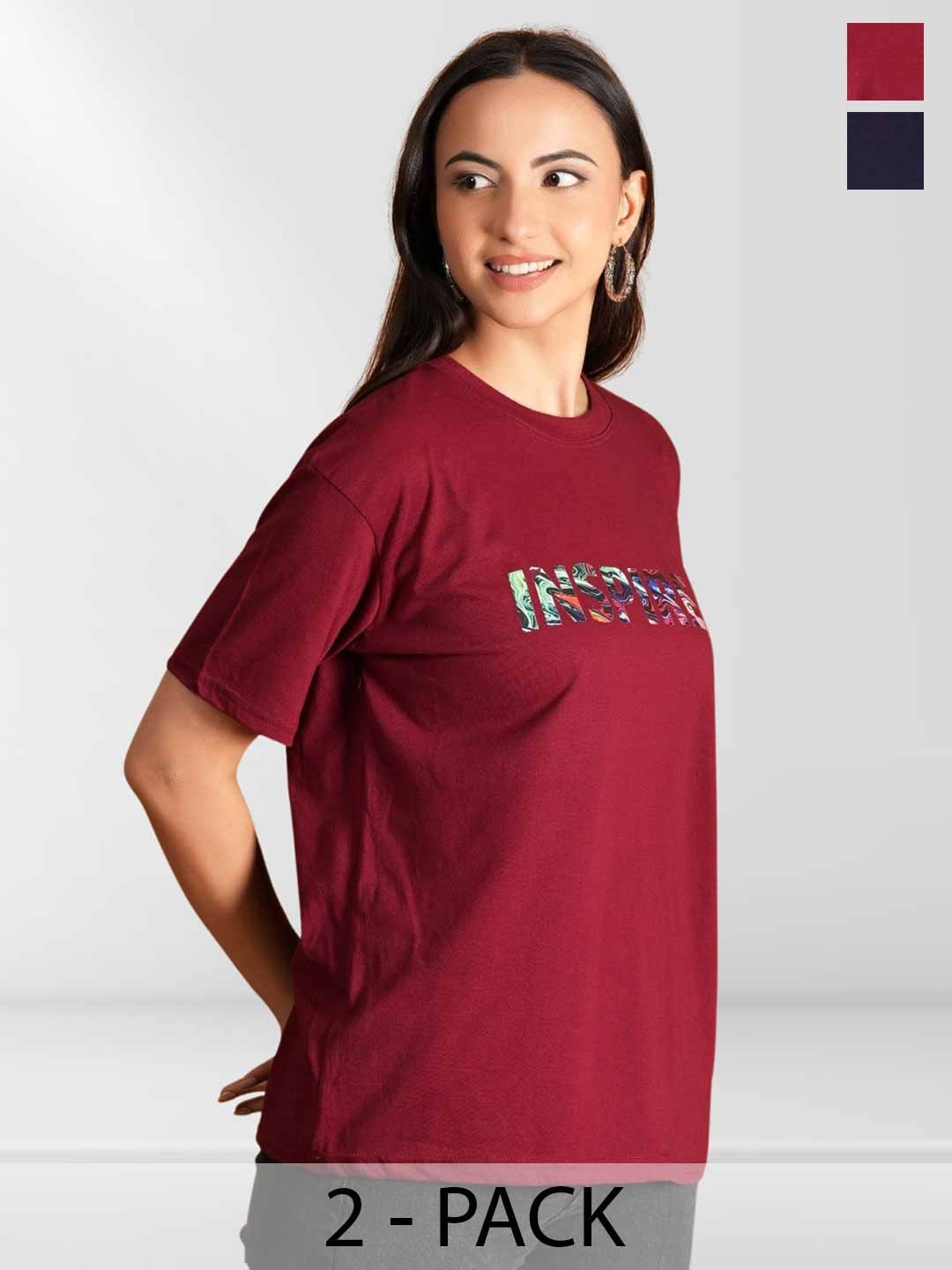 

Metronaut Women Typography 2 Printed T-shirt, Multi