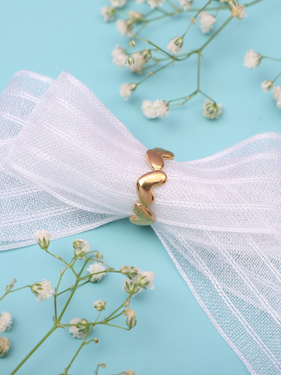 

Laviscart 18K Gold-Plated Adjustable Finger Ring
