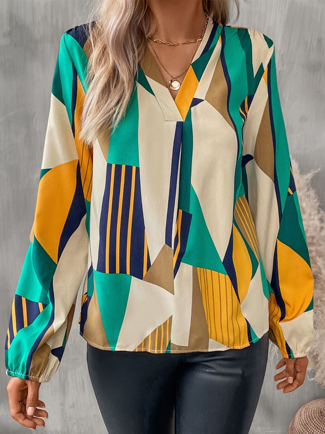 

all about you Print Top, Orange