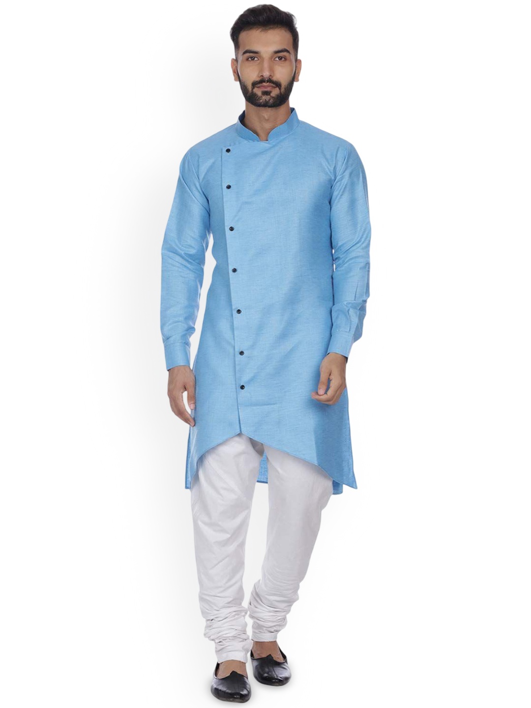 

VEERA PARIDHAAN Men Regular Kurta with Pyjamas, Blue