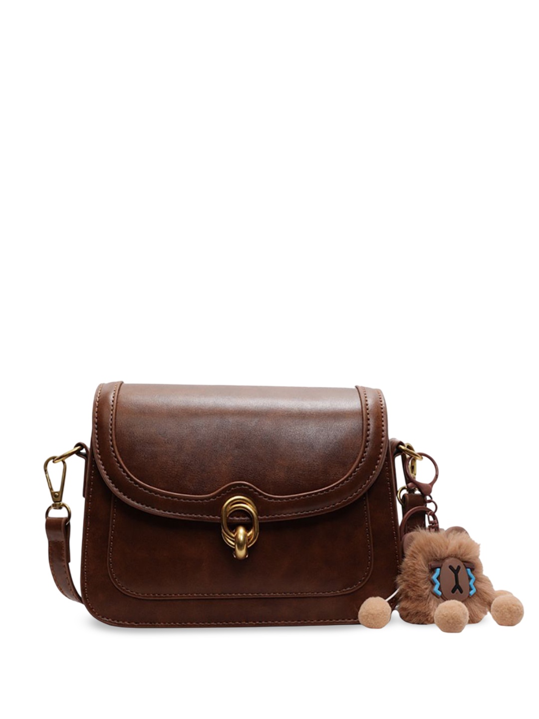 

StyleCast x Revolte PU Structured Satchel, Brown