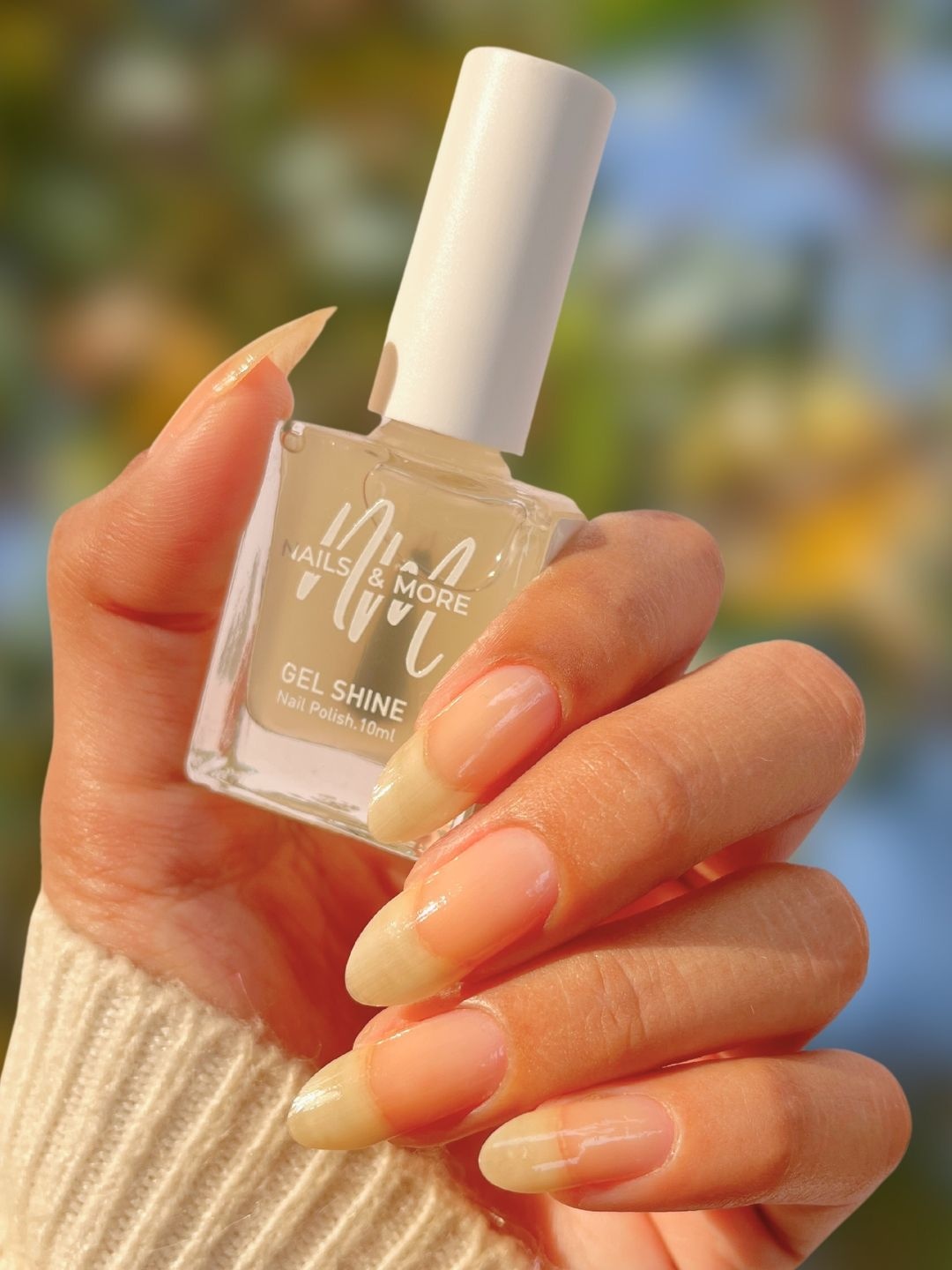

nails & more Gel Shine Glossy Nail Polish - 10 ml - Base Coat 02, Transparent