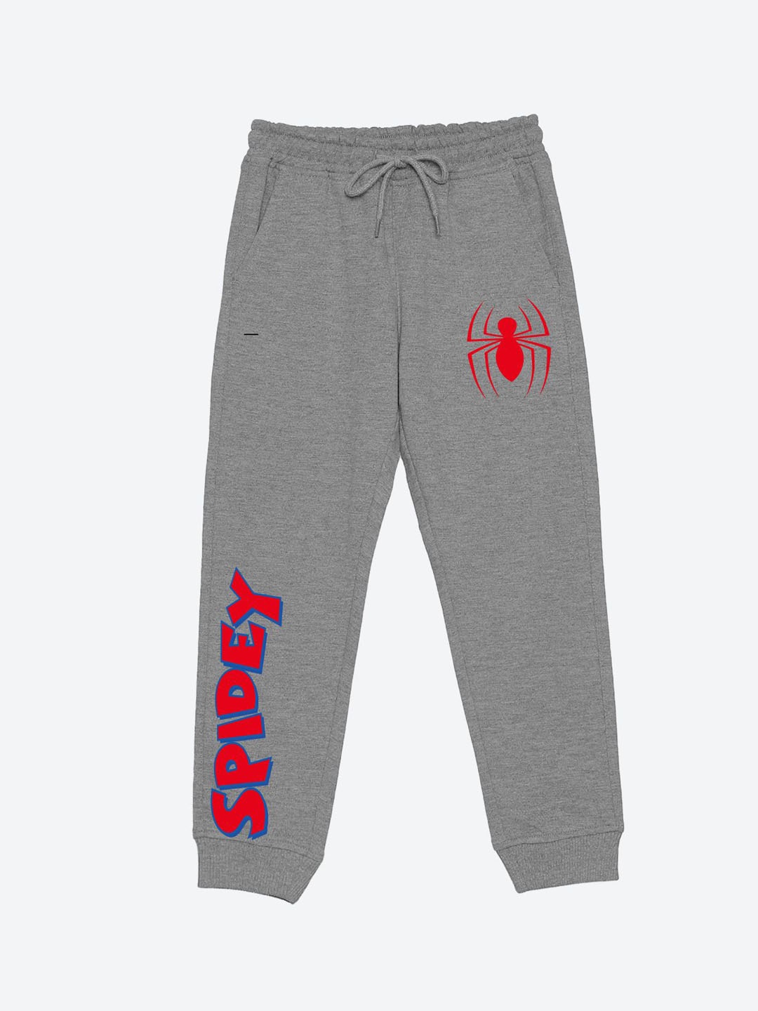 

Wear Your Mind Boys Printed Mid-Rise Joggers, Grey