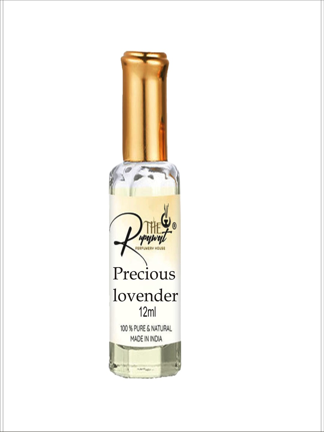 

THE RUPAWAT Perfumery House Precious Lovender Natural & Alcohol-Free Attar - 12 ml, Transparent