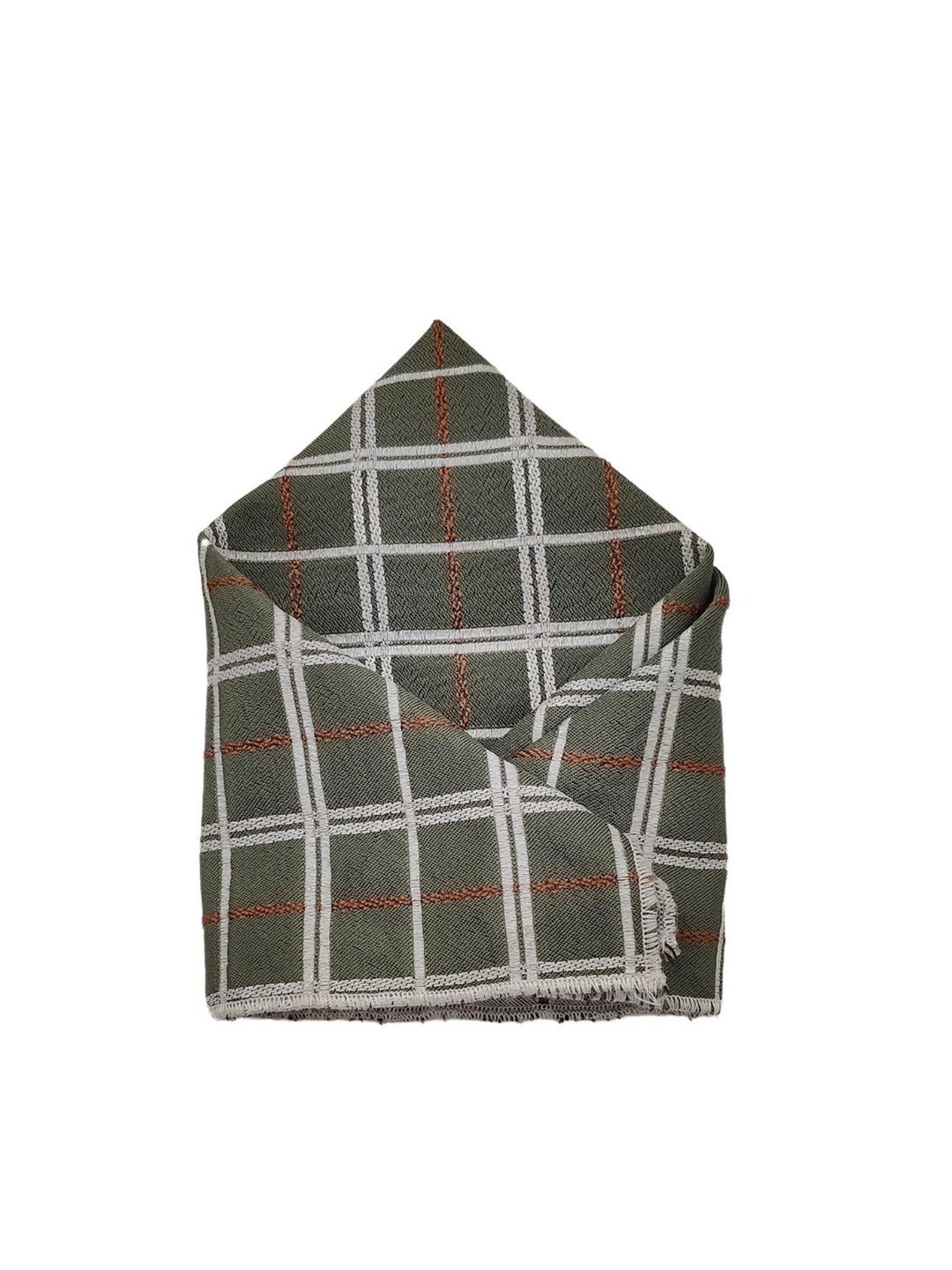 

Blacksmith Checked Pocket Squares, Green