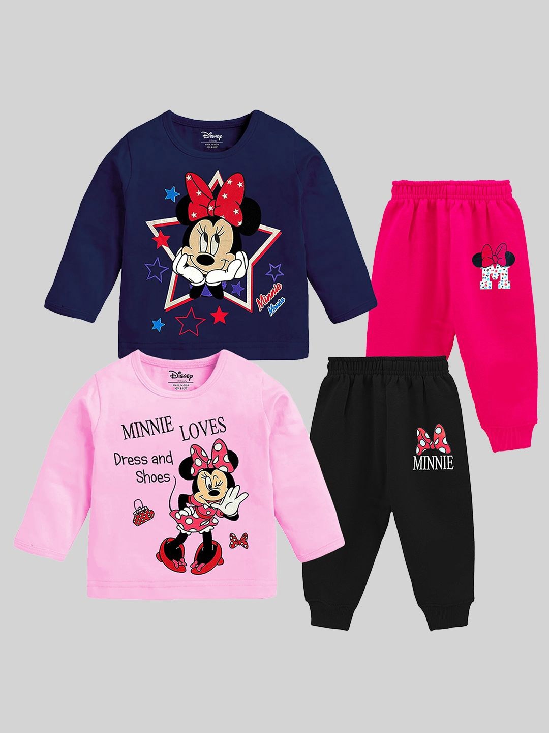 

Disney By Miss and Chief Girls Printed T-shirt, Pink