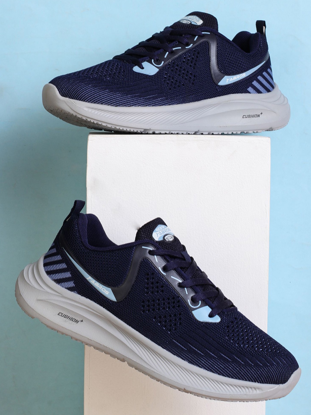 

ABROS KIERAN Men Mesh Running Shoes, Navy blue