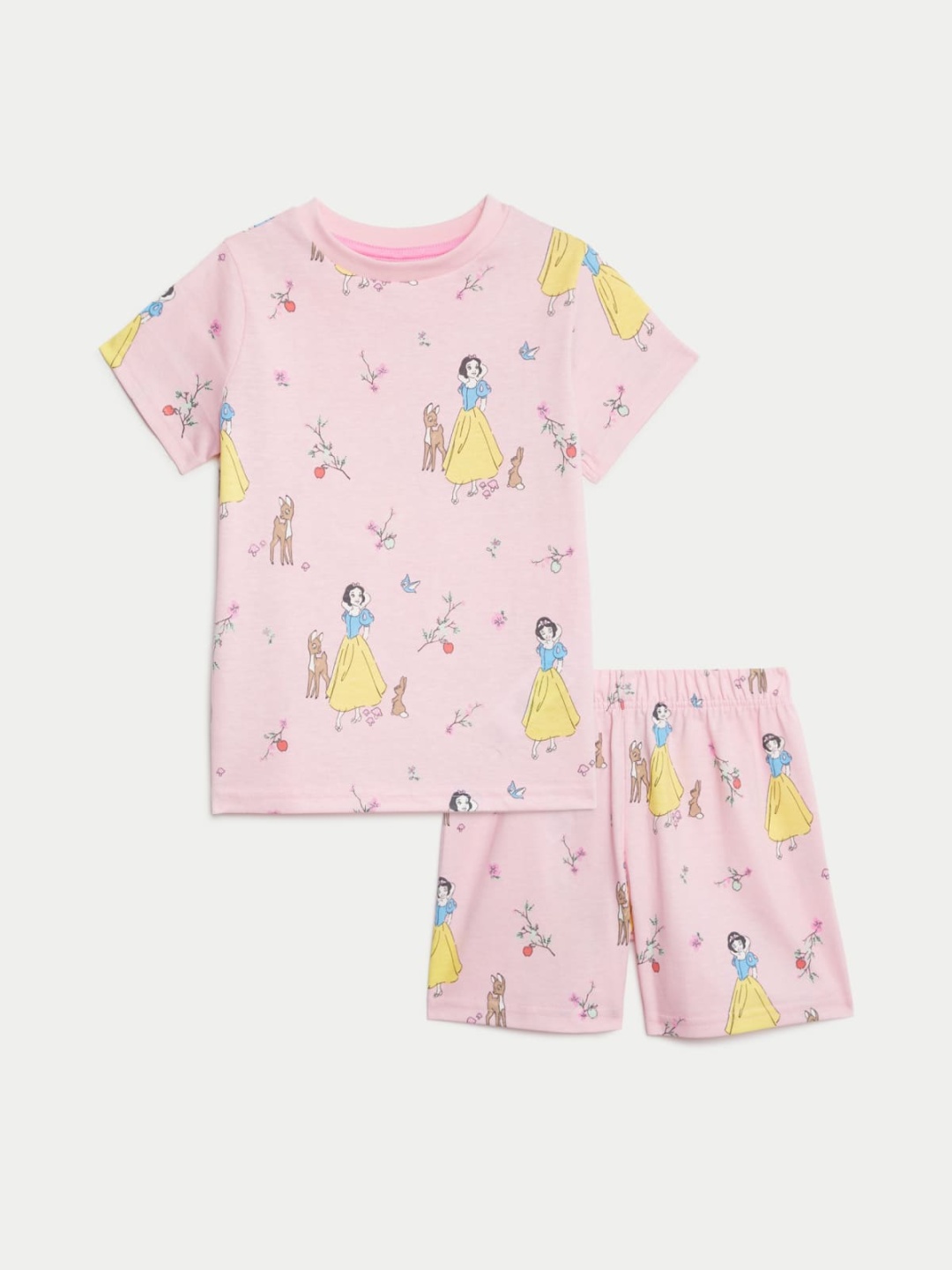 

Marks & Spencer Girls Printed Pure Cotton Night suit, Pink