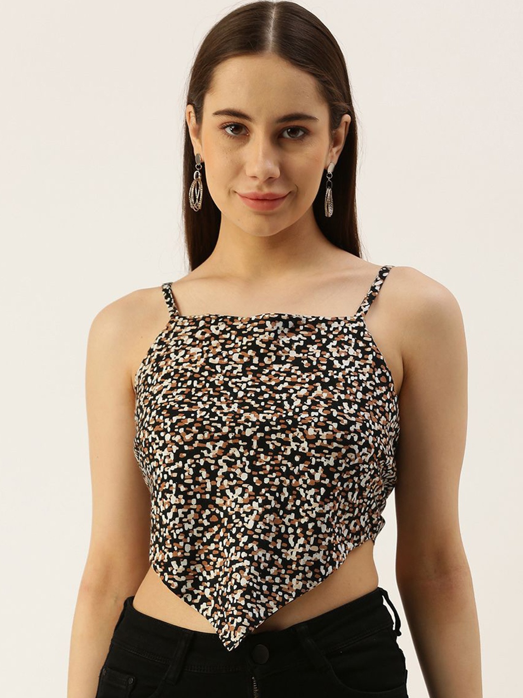 

VYMO Animal Print Top, Multi