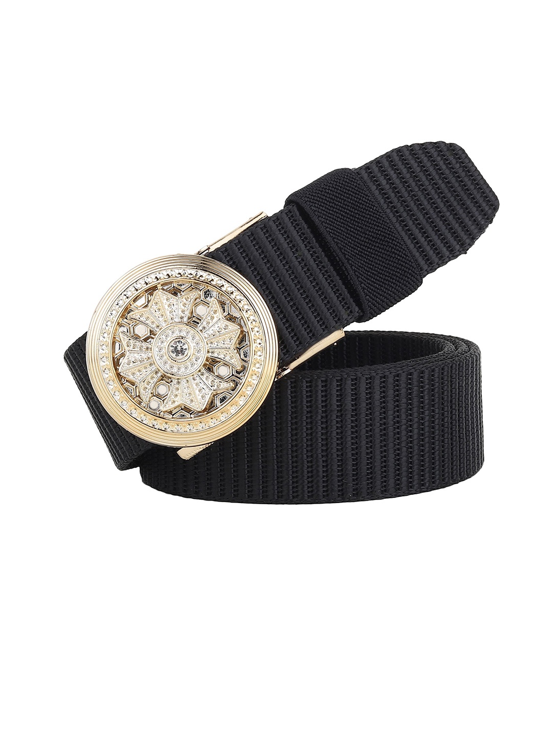 

Provogue Men Textured Belt, Black