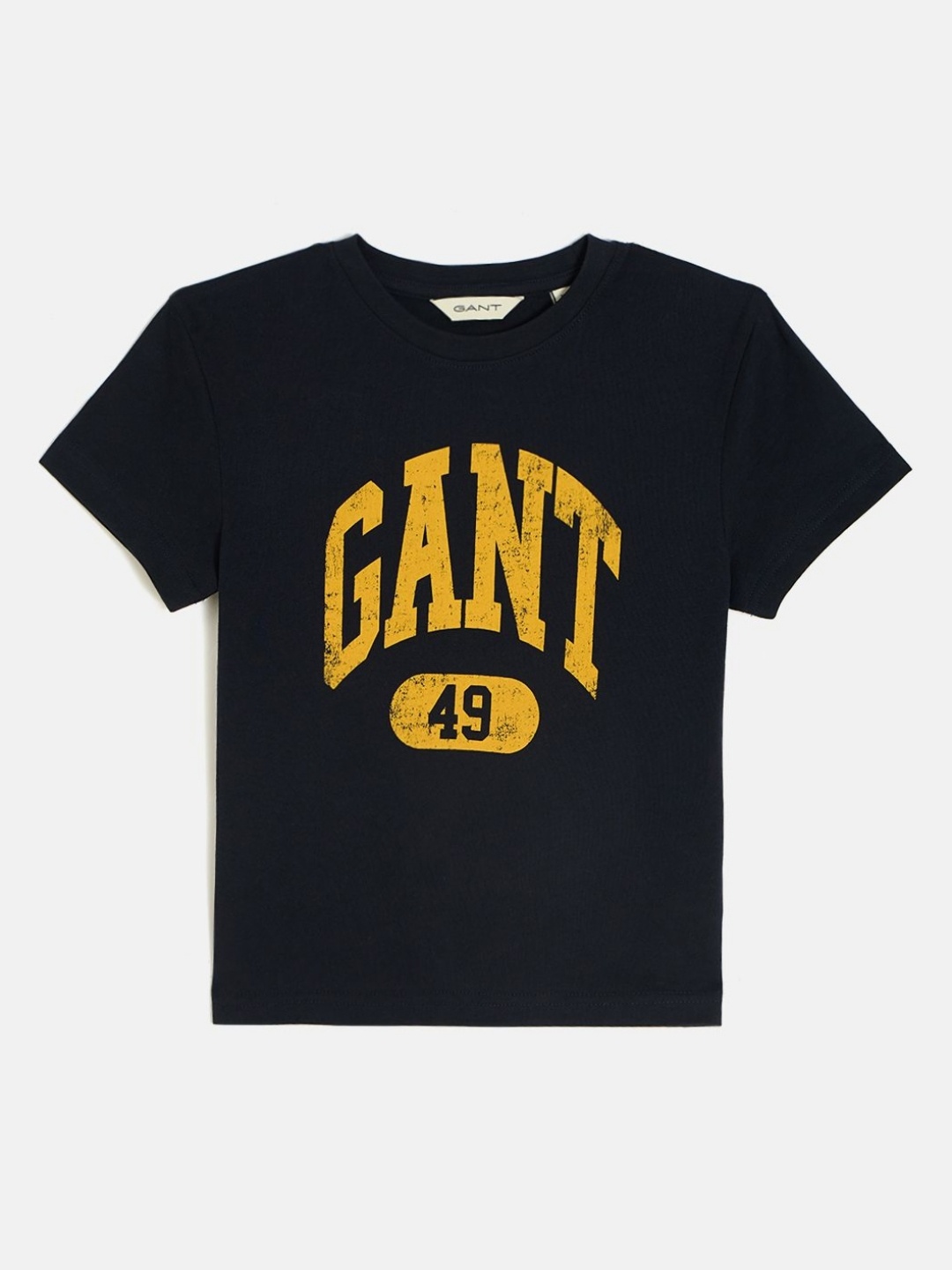 

GANT Boys Typography 49 Arch Relaxed Fit Cotton T-shirt, Navy blue