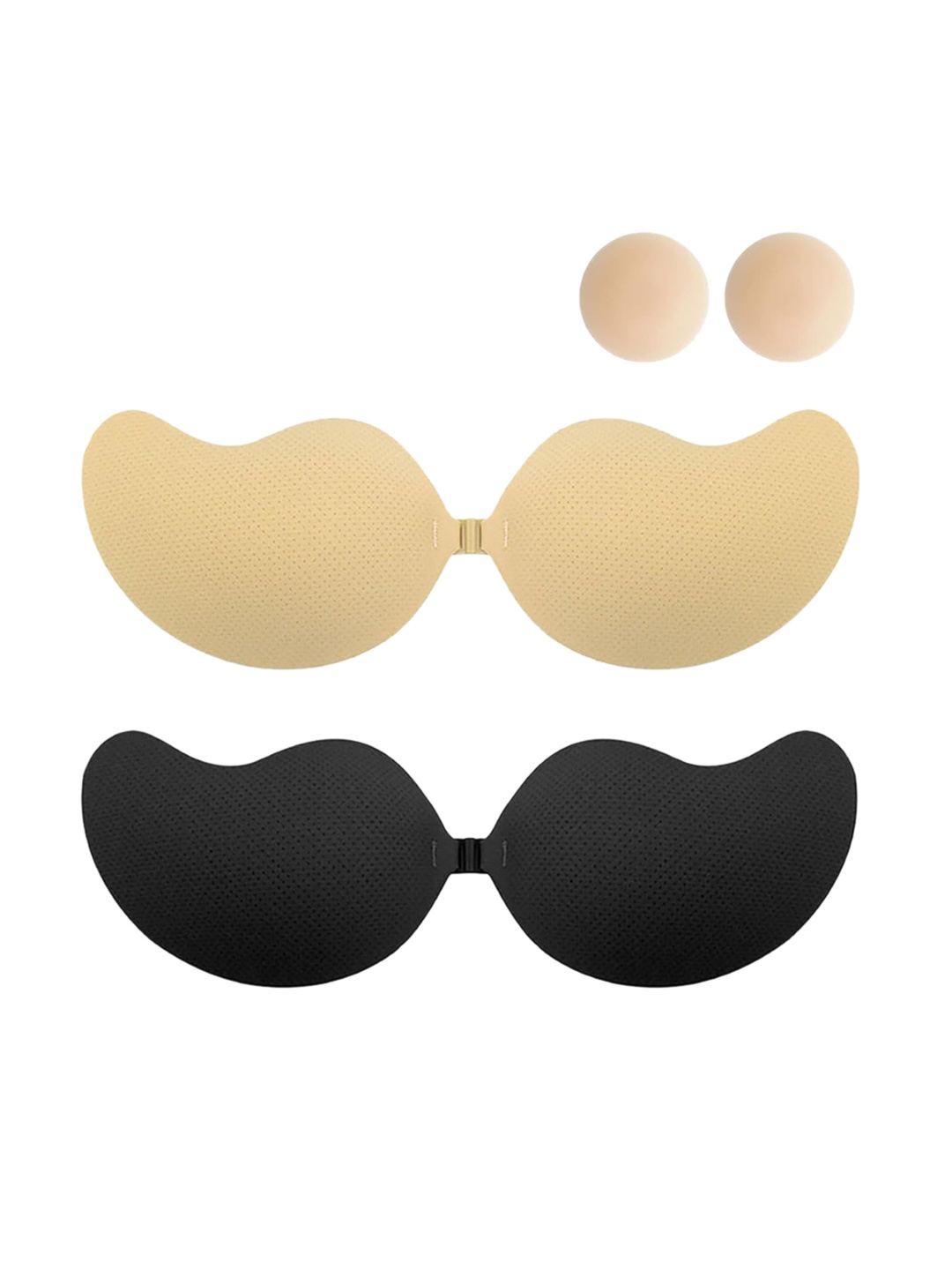 

Softwrap Women Set of 2 Stick-On Lingerie accessories, Black