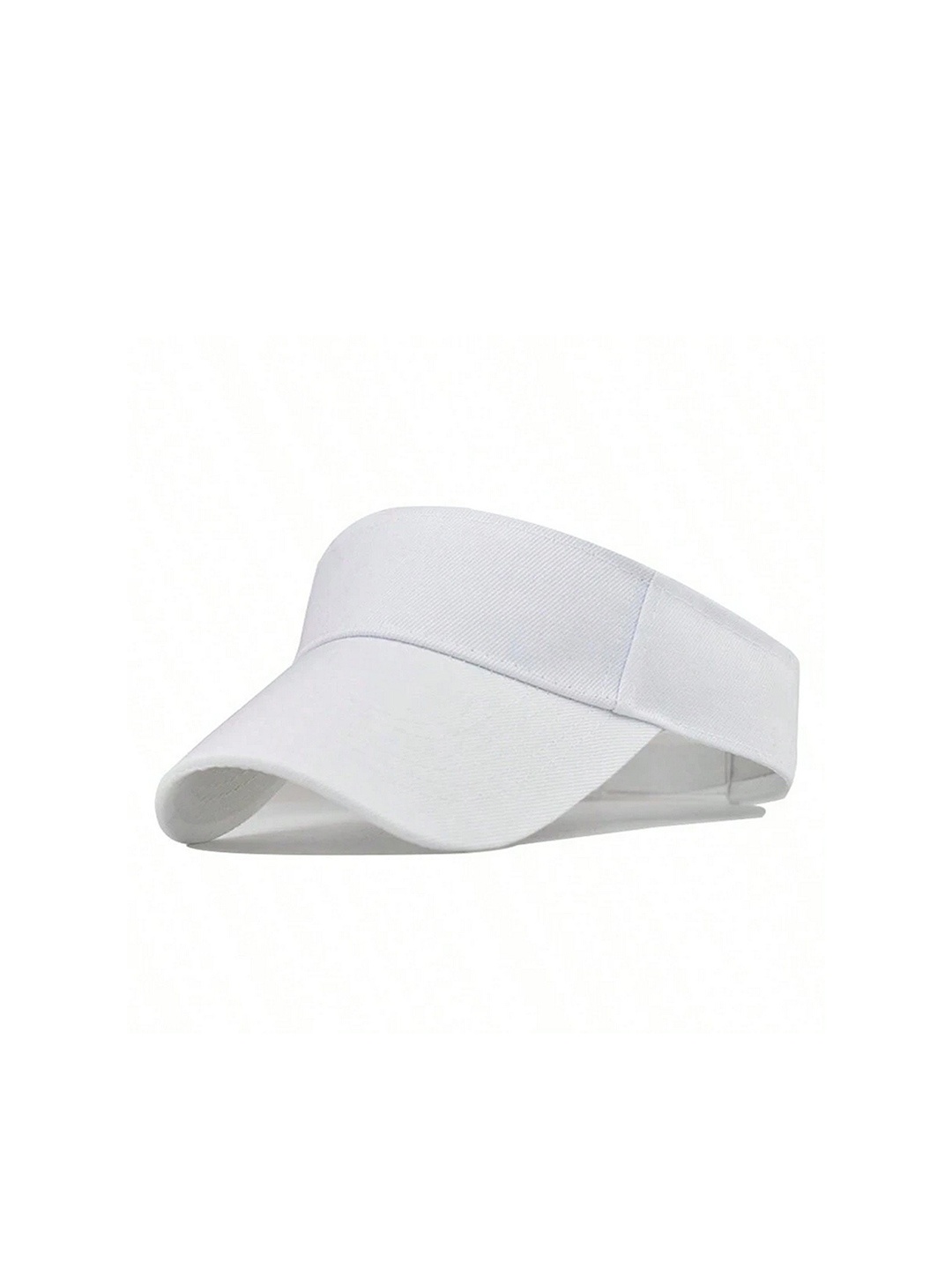 

Infispace Unisex Cotton Adjustable Sports Sun Visor Cap, White
