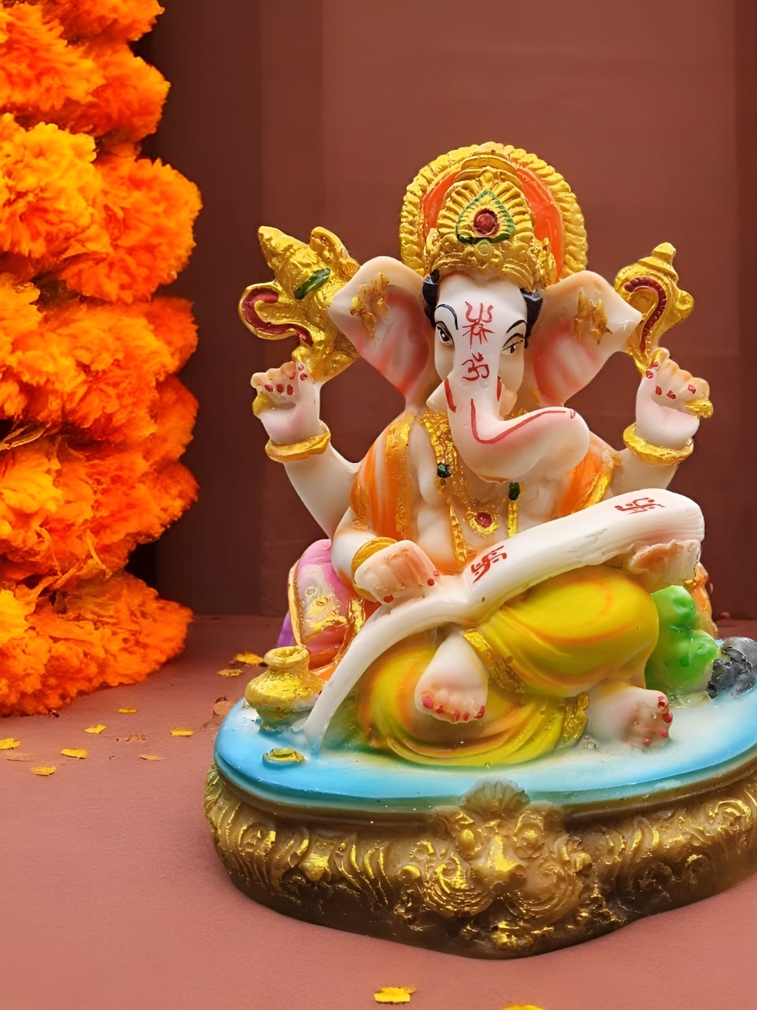 

SANKALAN CREATIONS Multicoloured Figurine Showpiece, Multi