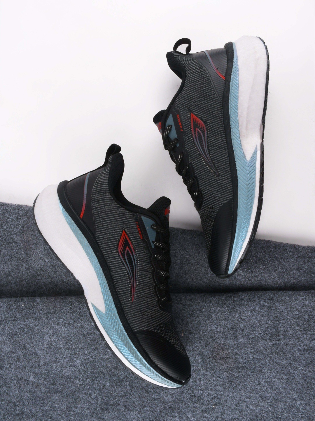 

ABROS Men CYRUS-ON Mesh Running Shoes, Off white