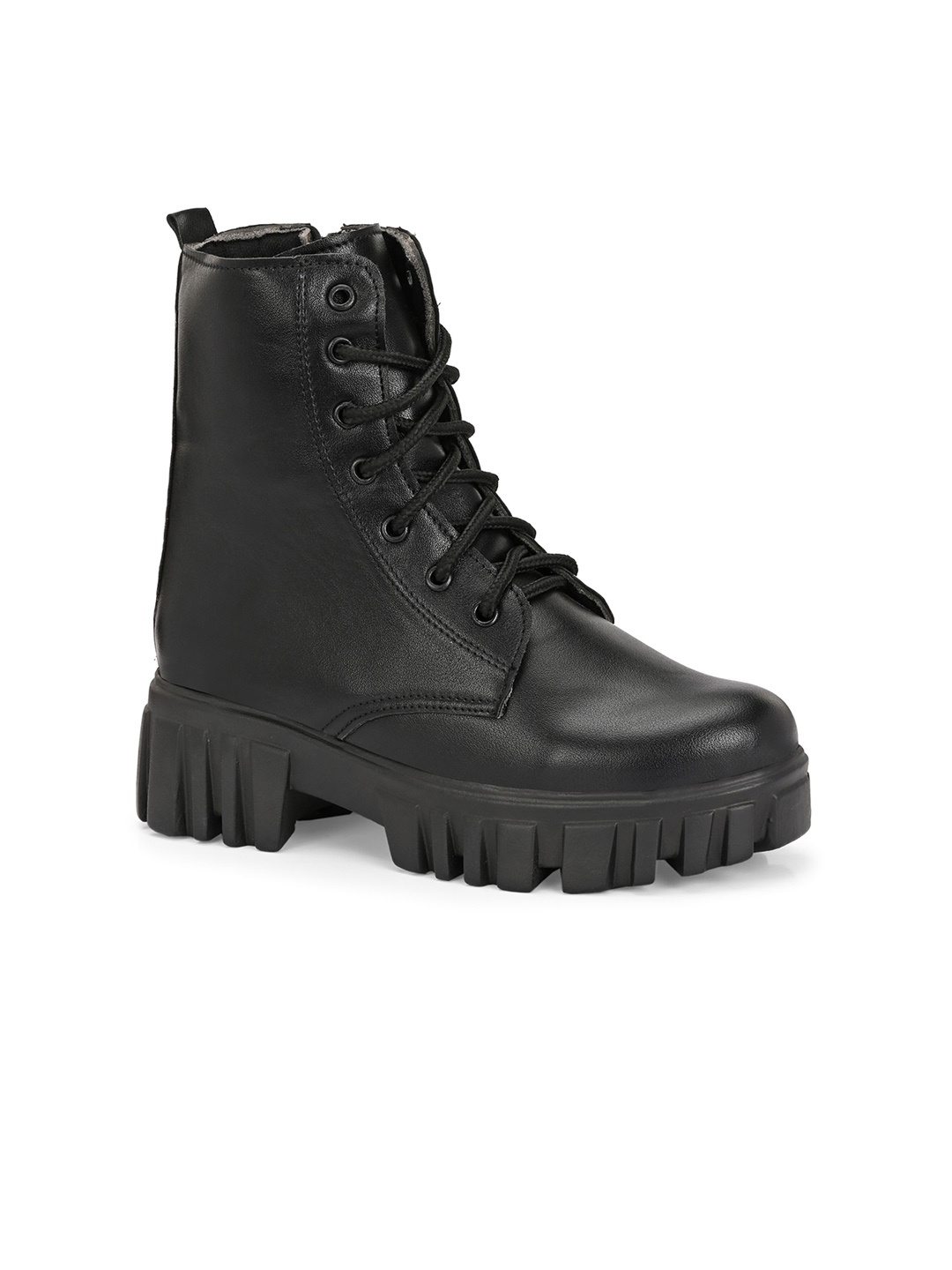 

The Roadster Lifestyle Co Women Block-Heeled Regular Boots, Black