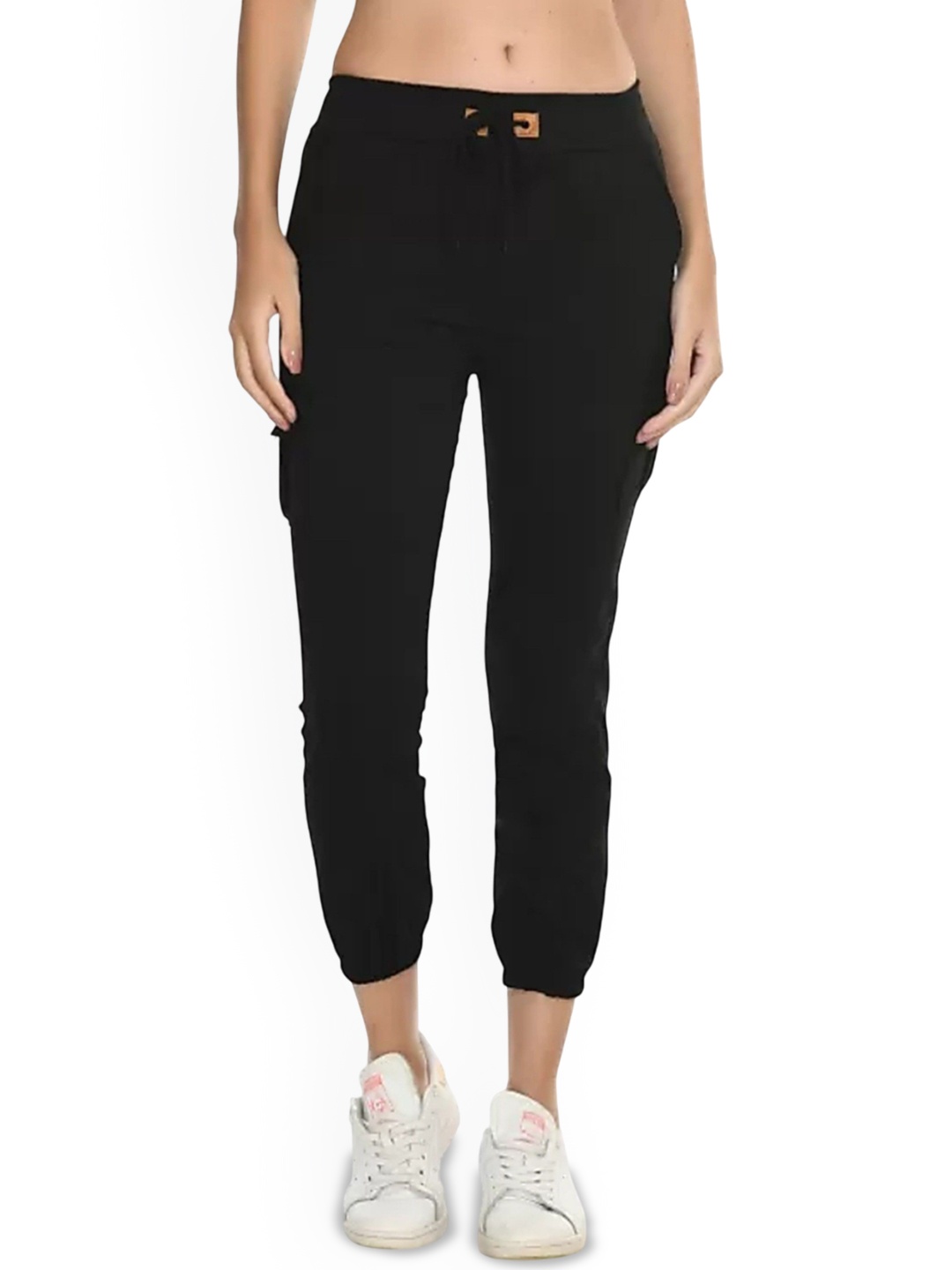 

Purser Women Original Regular Fit Cotton Jogger Trouser, Black