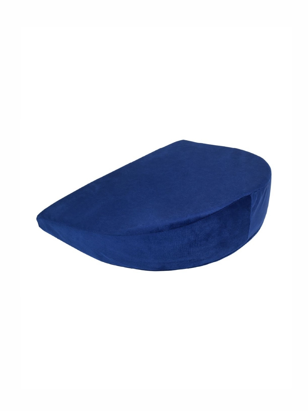 

MAXNAP Sleep Support Navy Blue Memory Foam Filled Faux Velvet Maternity Pillow