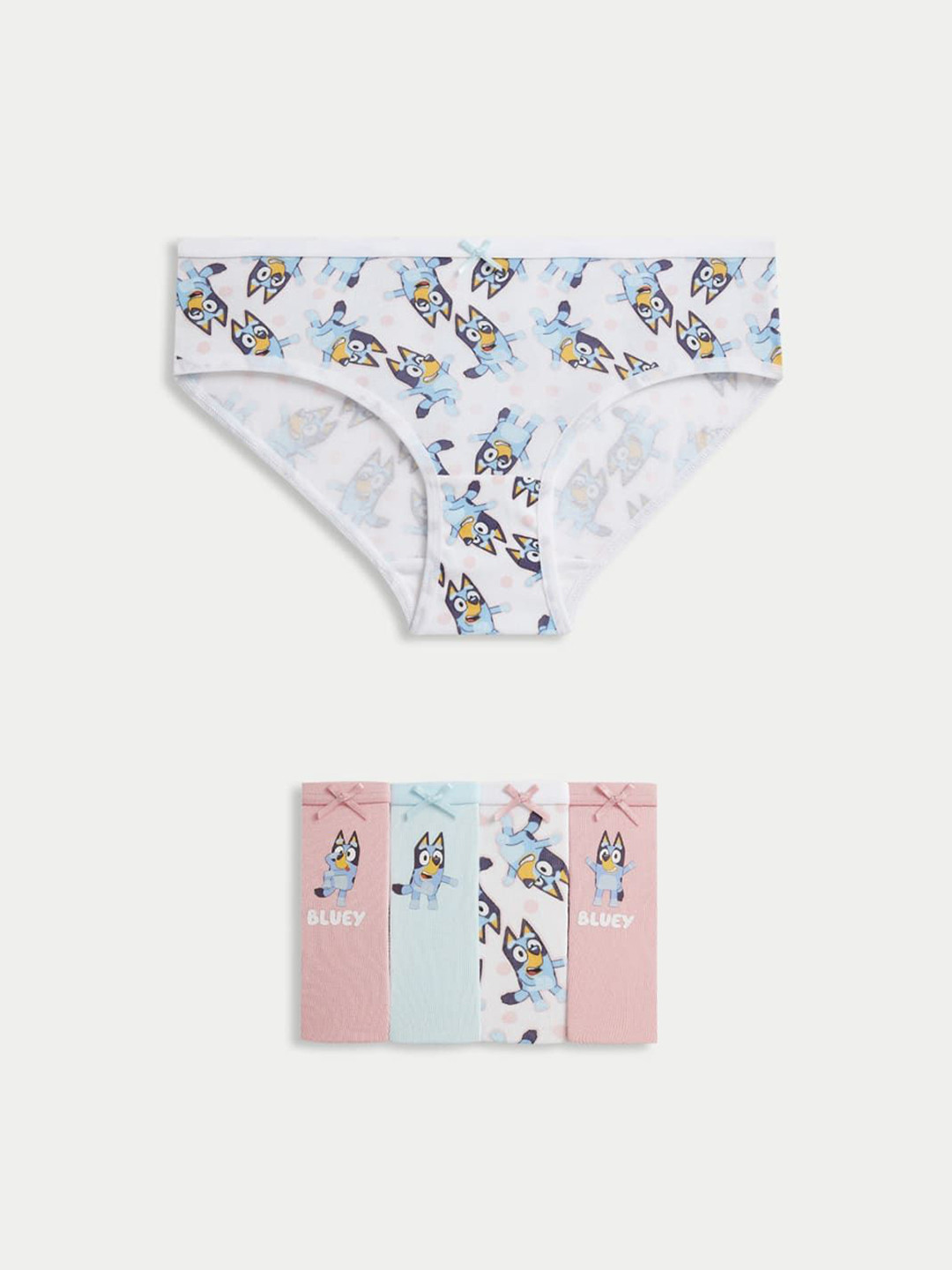 

Marks & Spencer Girls Pack Of 5 Printed High Rise Briefs - T711997DMULTI, White