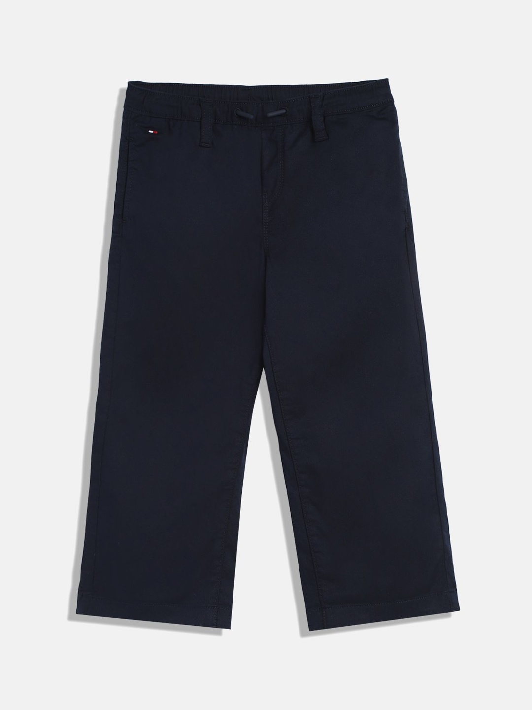 

Tommy Hilfiger Girls Mid-Rise Chinos Trousers, Blue