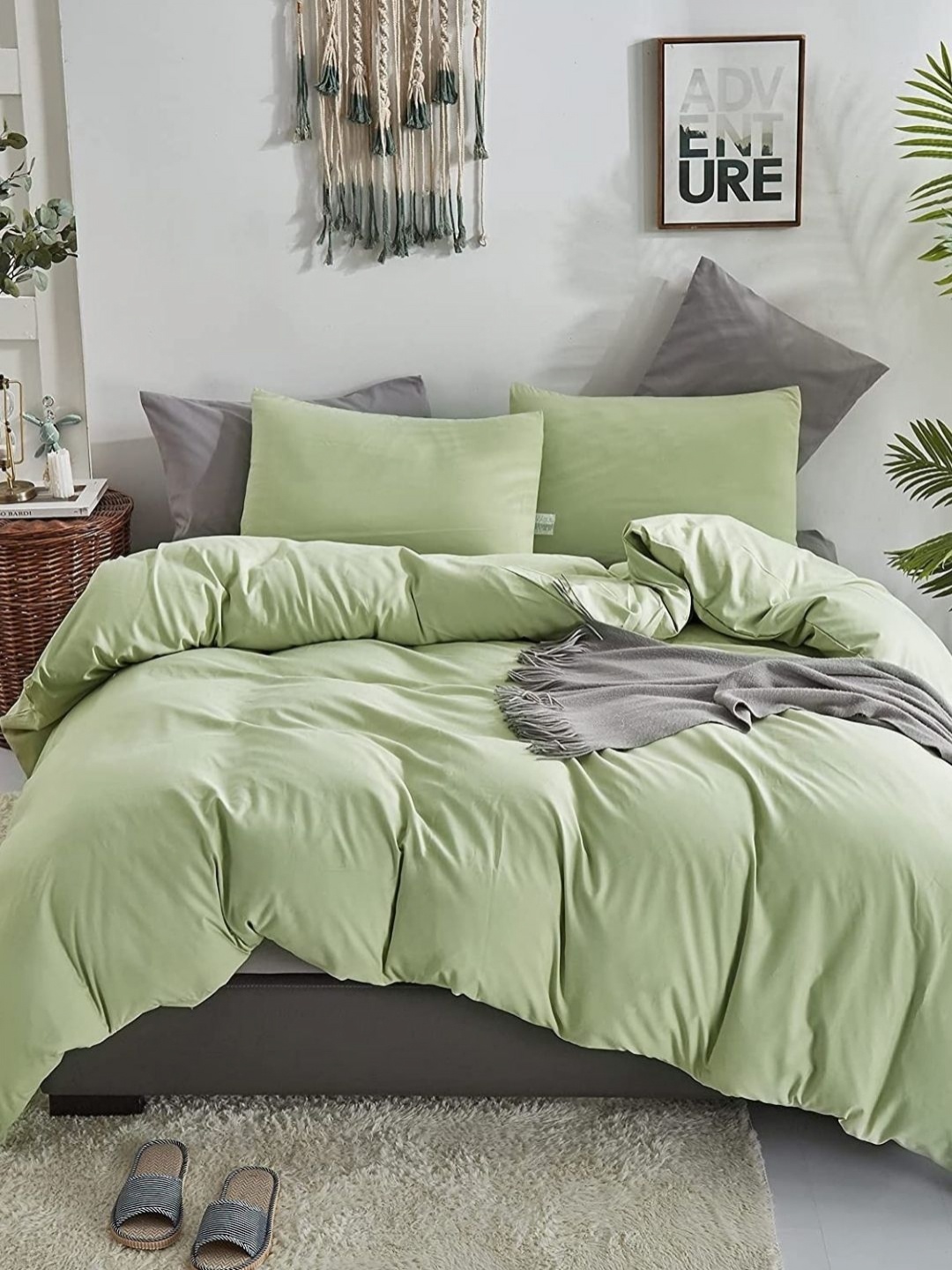 

Sleeping Owls- because your sleep matters Green Pure Cotton 150 GSM Single Bed Comforter