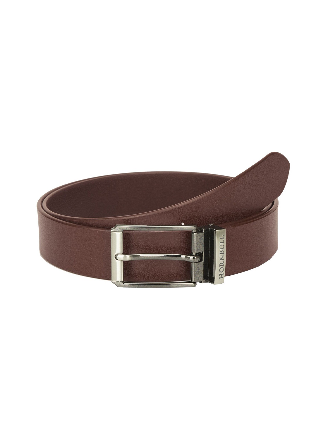 

Hornbull Men Leather Formal Belt, Brown