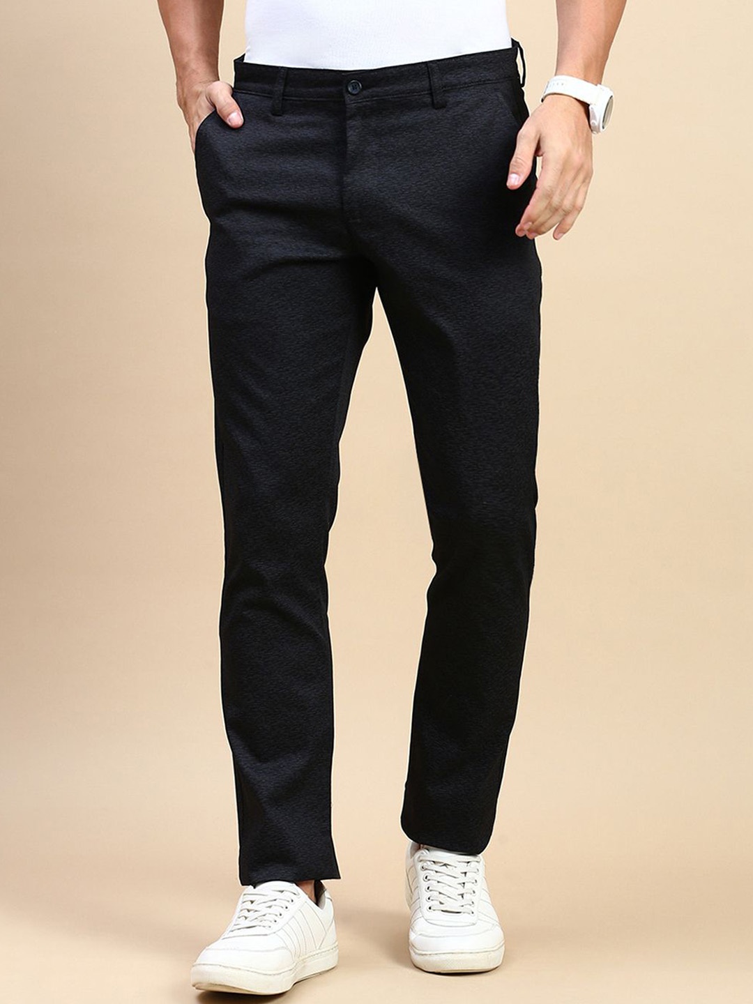 

Classic Polo Men Slim Fit Trousers, Black