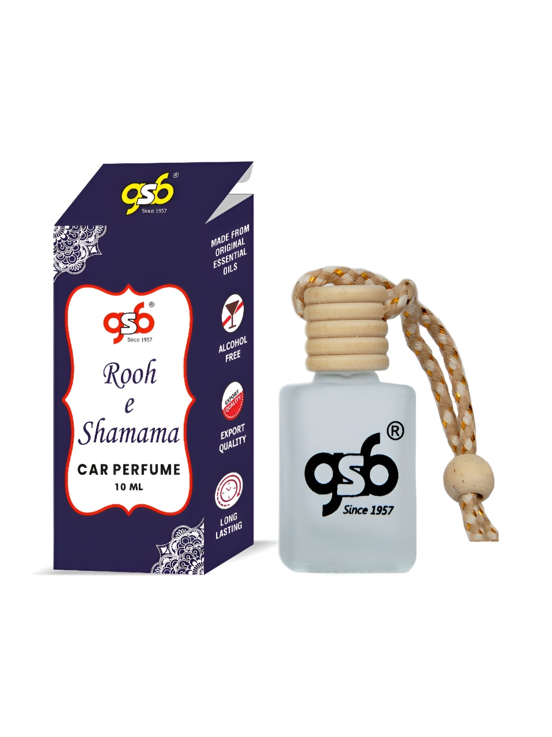 

GSB Transparent Rooh E Shamama Hanging Car Air Freshener