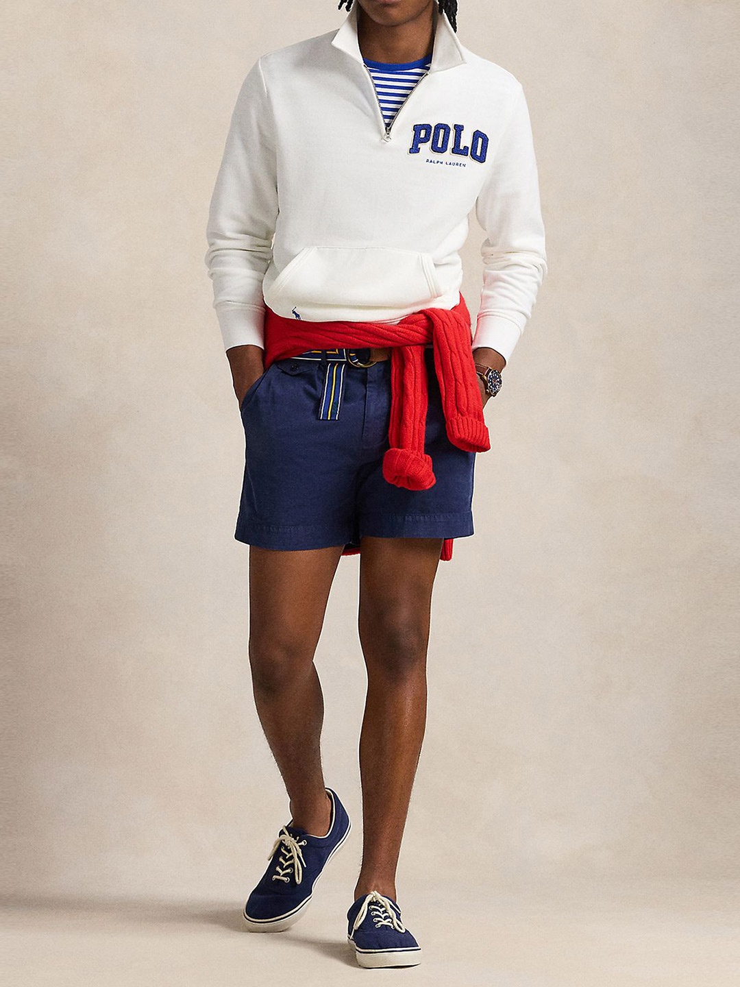 

Polo Ralph Lauren Men Logo Printed Pullover Sweatshirt, White