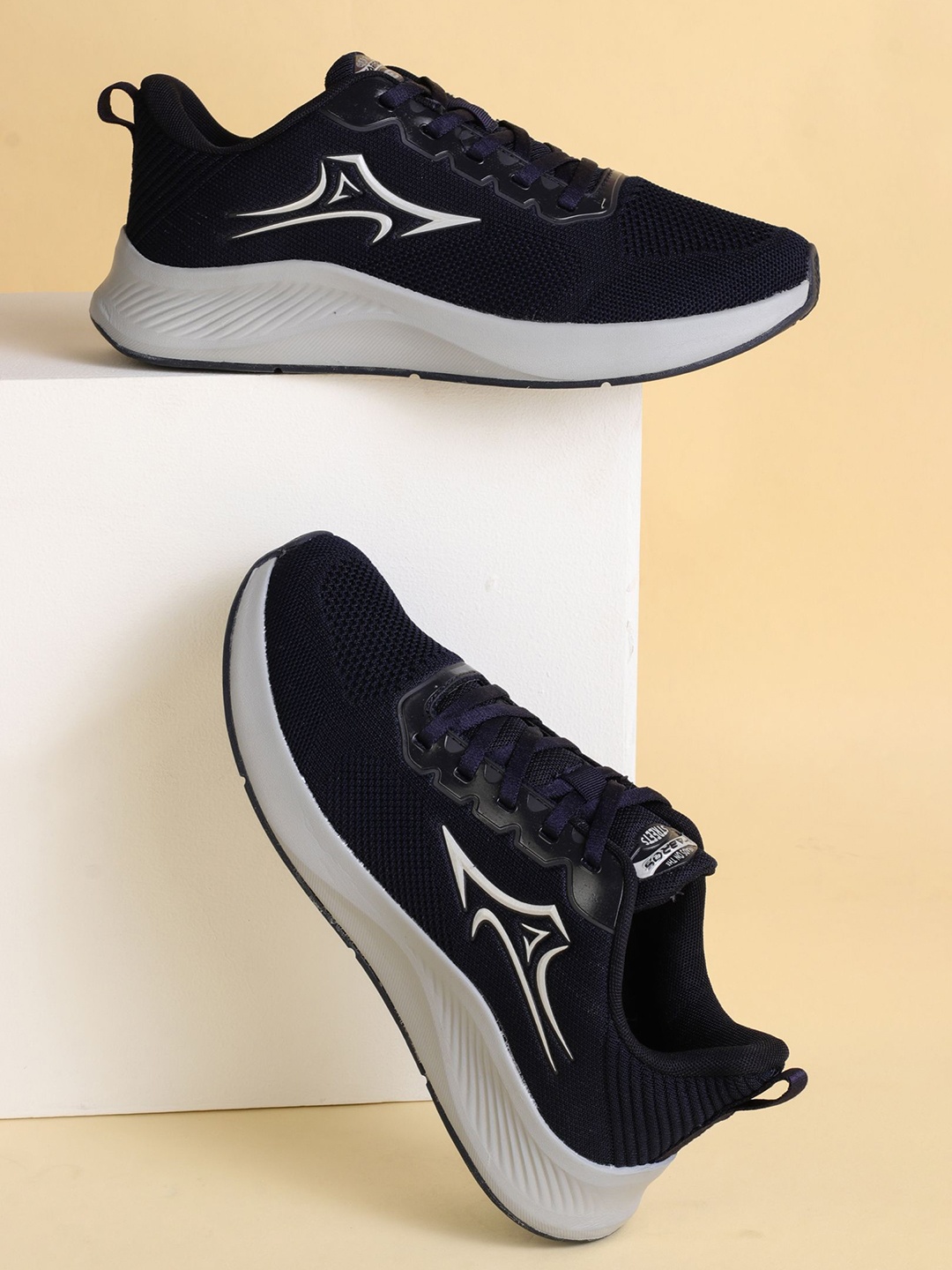 

ABROS Men Mesh Running Shoes, Navy blue