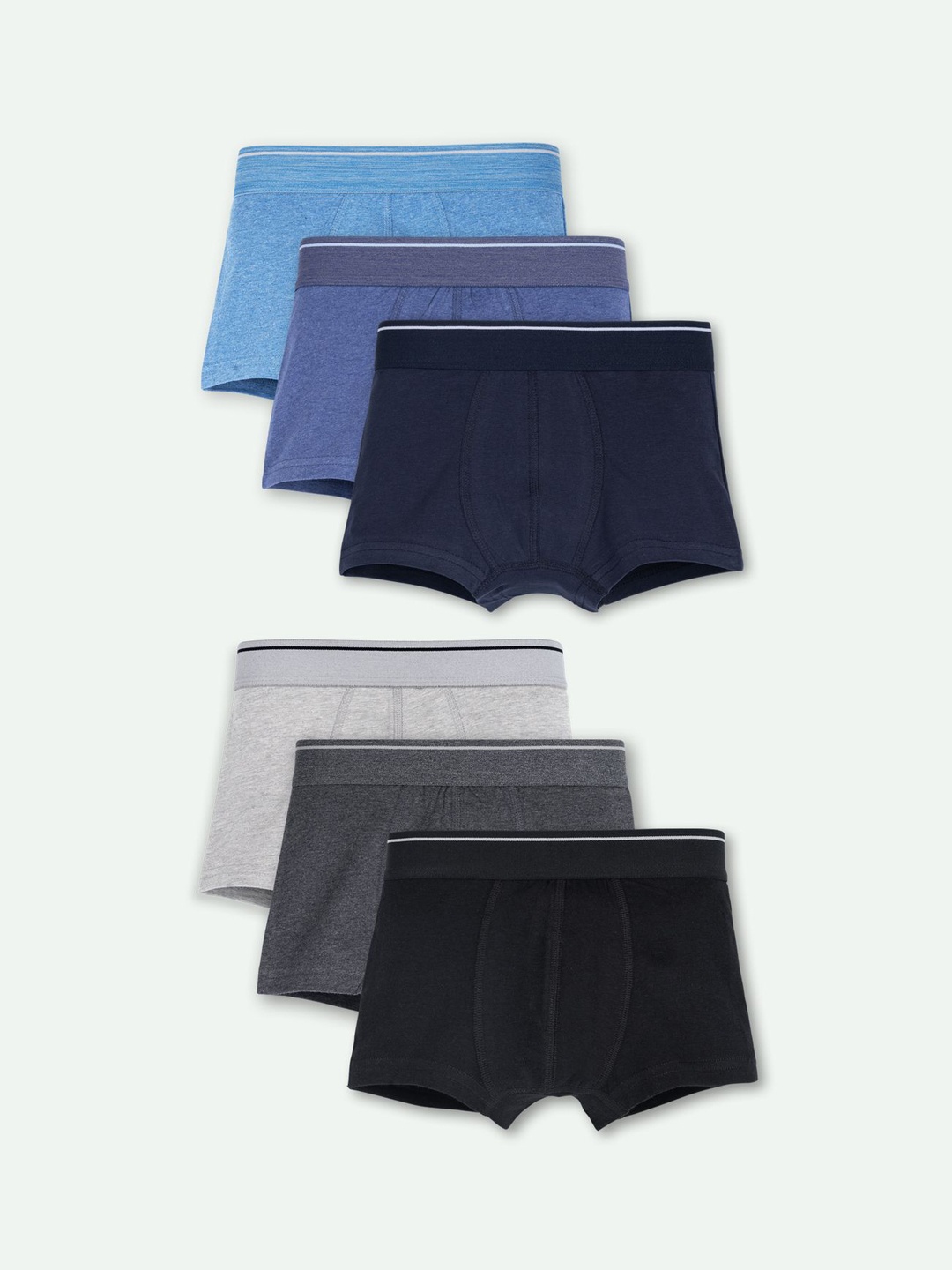 

ariel Boys Pack Of 6 Assorted Trunks AR-BT-P6-S1-NAVY_GREY